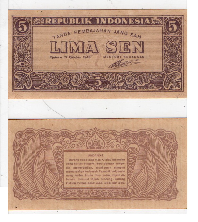 Indonesia #14  5 Sen